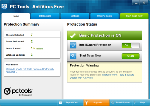 Antivirus free download gratis - PC Tools AntiVirus Free