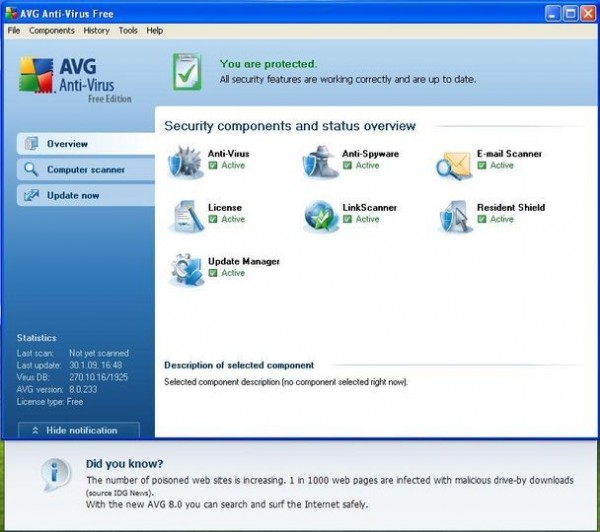 Miglior antivirus gratis - download free antivirus - scarica gratis il miglior antivirus free per Windows